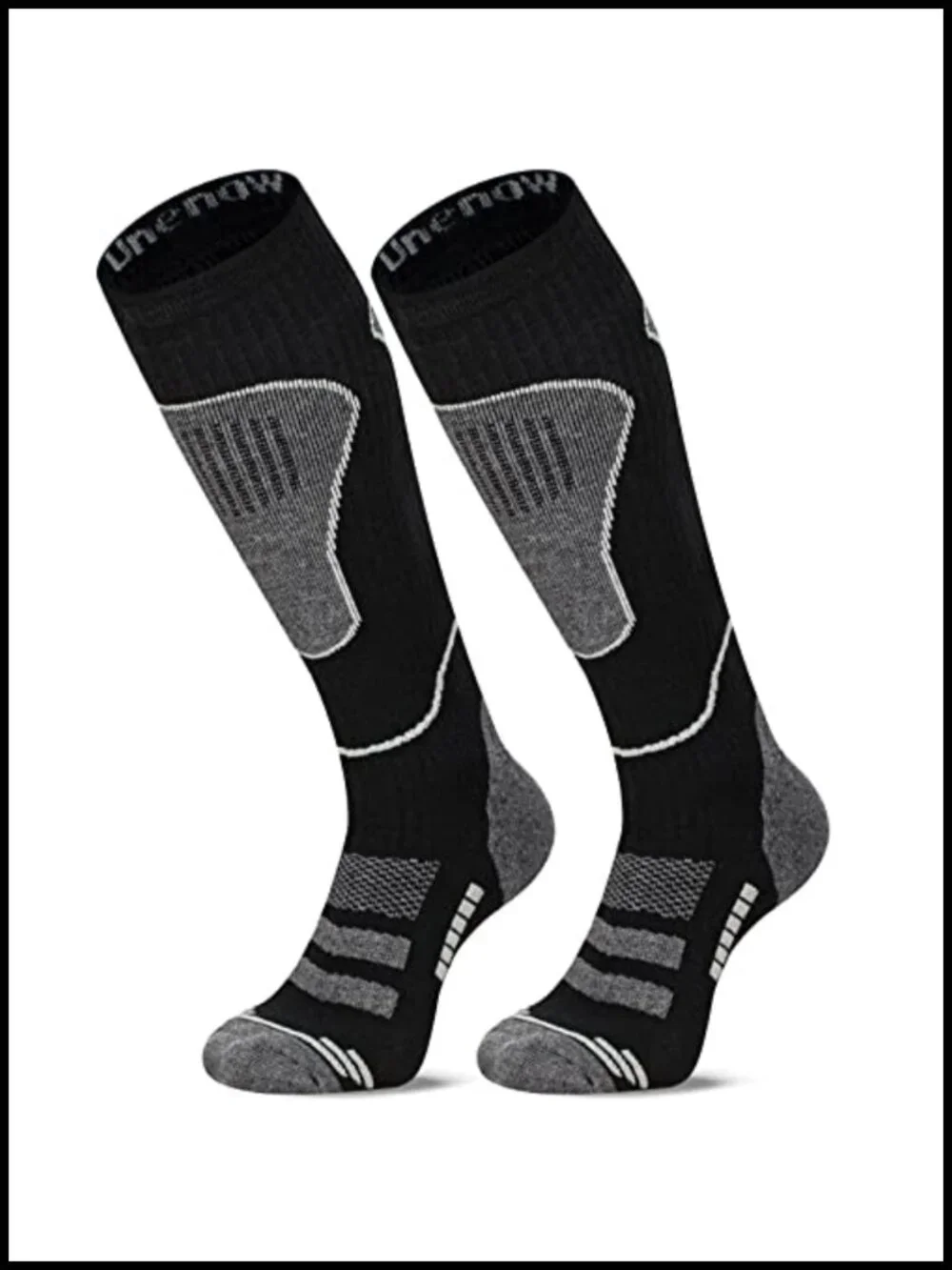 Merino Wool Ski Socks for Snowboarding Hiking Cold Weather Thermal Knee High 2